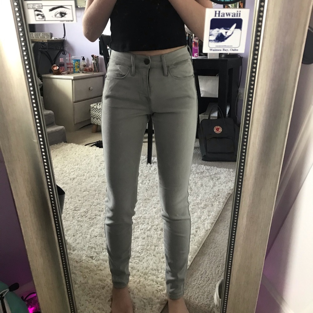 FRAME DENIM grey jeans